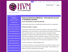 Tablet Screenshot of hvm.bioflux.com.ro