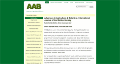 Desktop Screenshot of aab.bioflux.com.ro