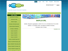 Tablet Screenshot of bioflux.com.ro